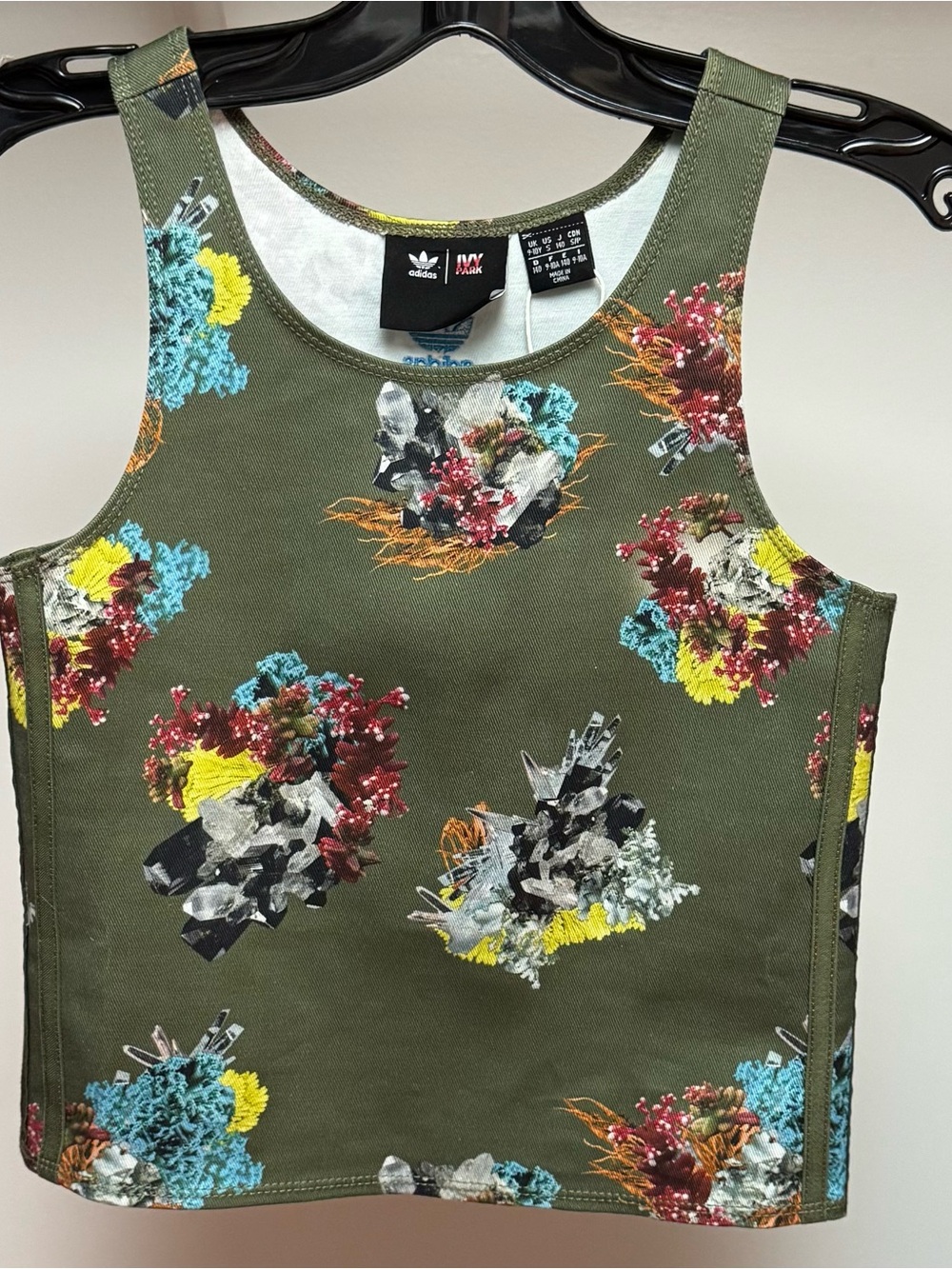 nwt adidas x ivy park floral top